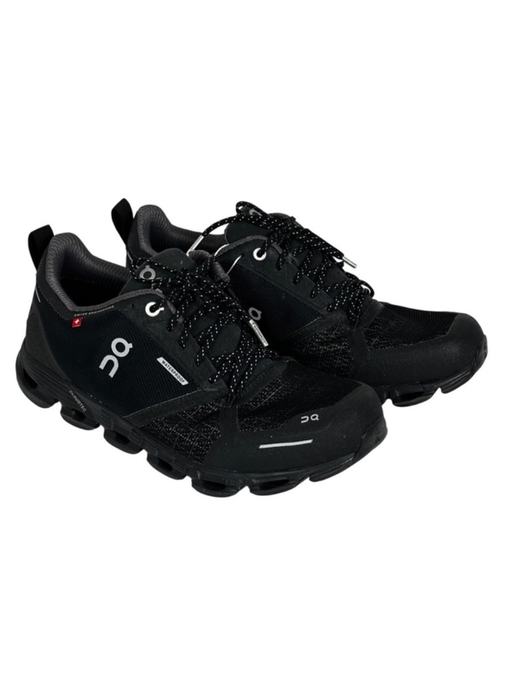 On‎ Cloud Cloudtec Waterproof Running Shoes Womens Size 9 Black Fitness NEW